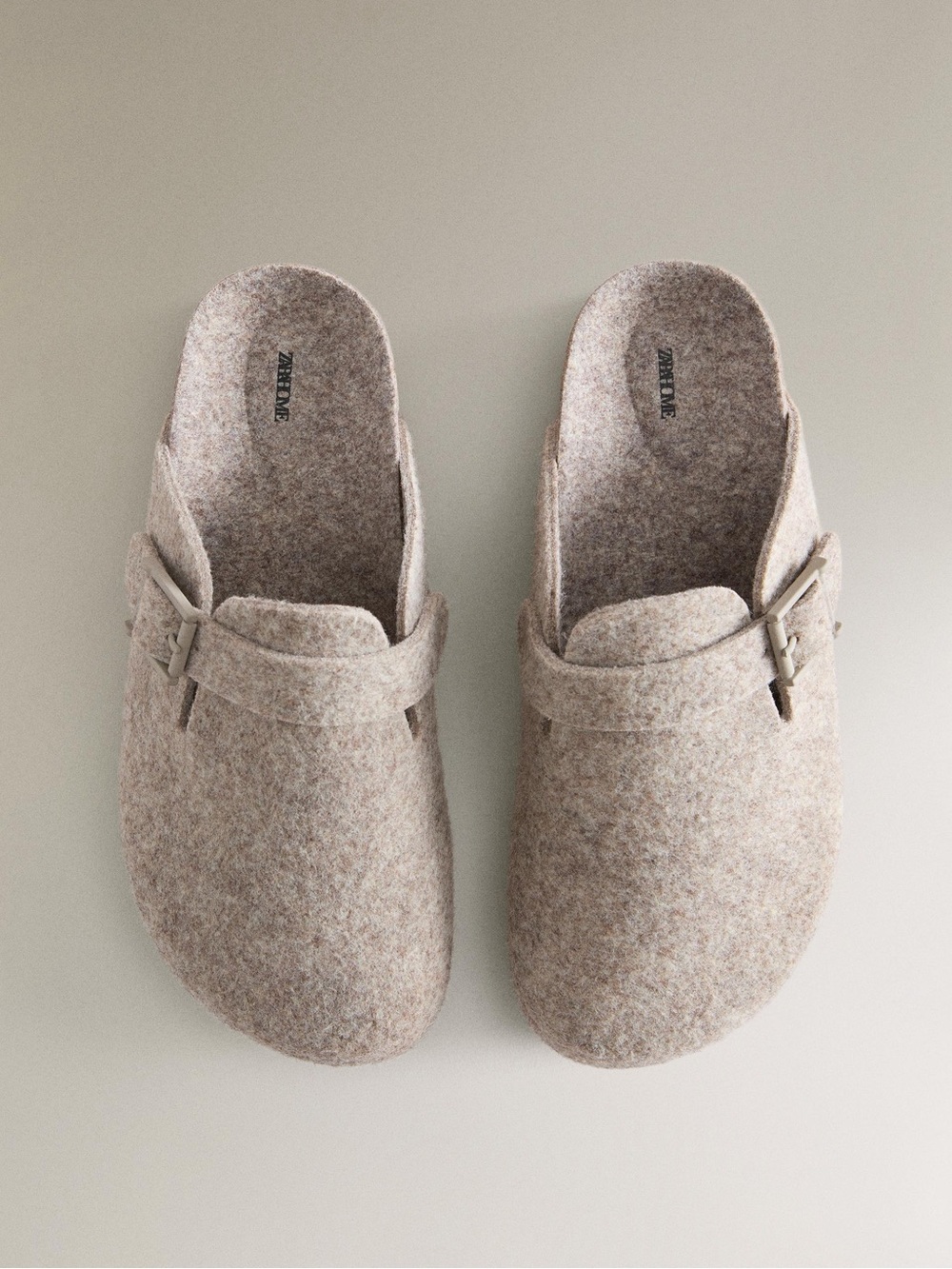 Zara Home Felted Wool Clog